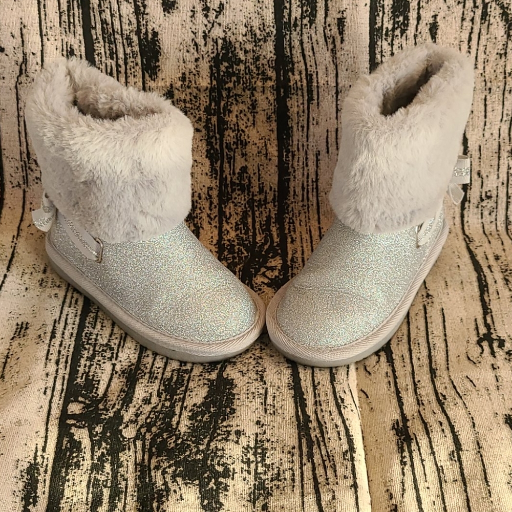 Silver boots